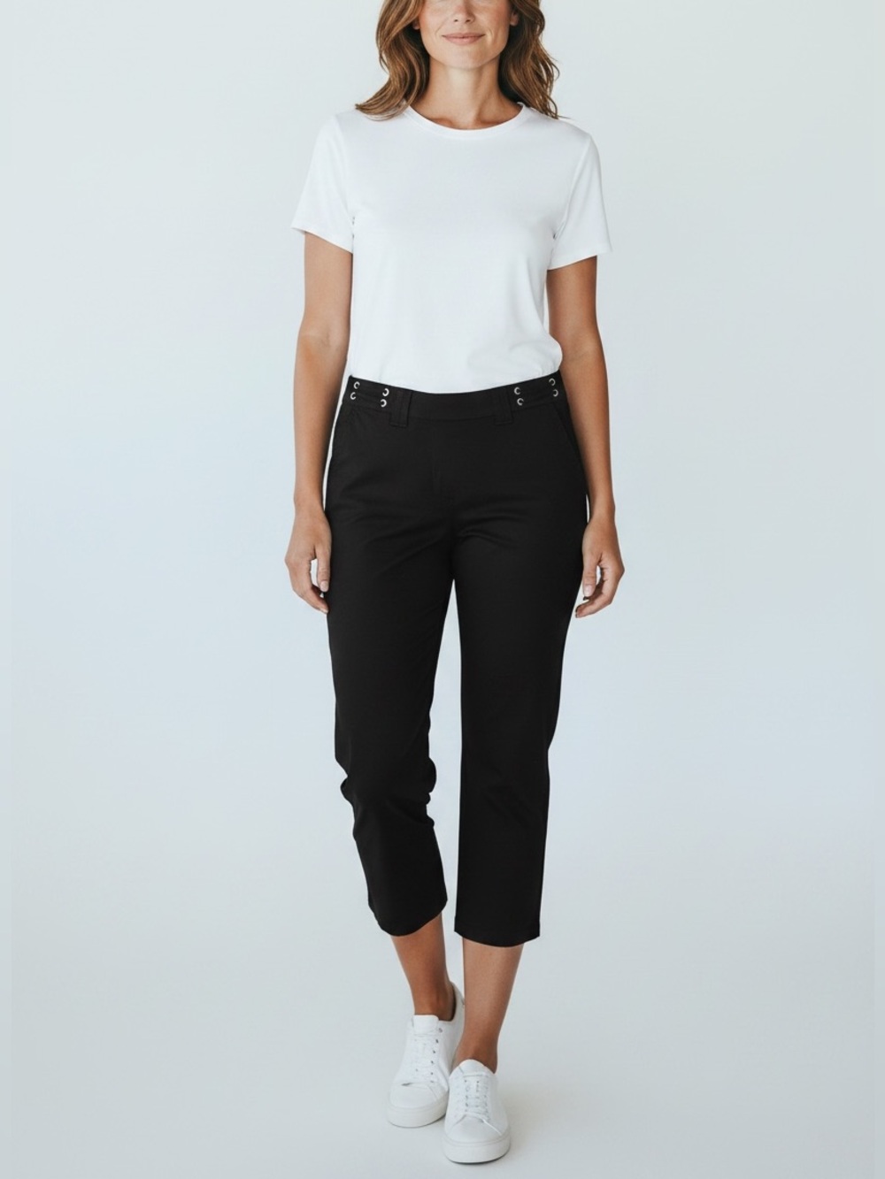 Nautica grommet waist crop pant. NWOT